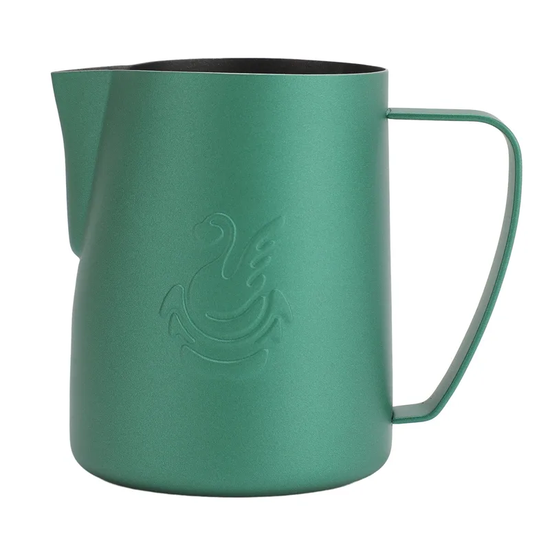 Milk Steaming Pitcher - Milchaufschäumkrug 480ml aus 304 Edelstahl, Schwanenform,