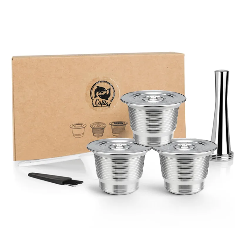 Quality Coffee Equipment - Nespresso wiederverwendbare Kaffeekapsel aus Edelstahl, nachfüllbare