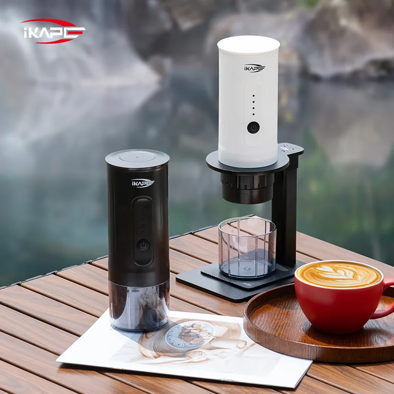 Outdoor Coffee Equipment - IKAPE Tragbare Kaffeemaschine Kapo K1/Kaffeekapsel 2-in-1