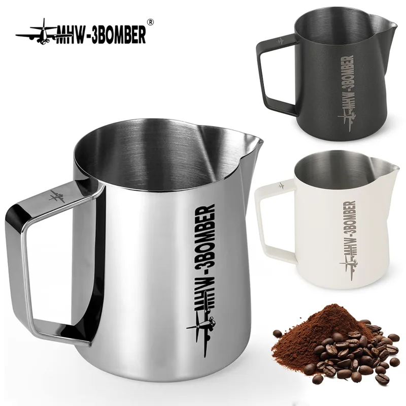 Milk Steaming Pitcher - MHW 3BOMBER 400/700 ml Milchaufschäumkrug Dampfgarer