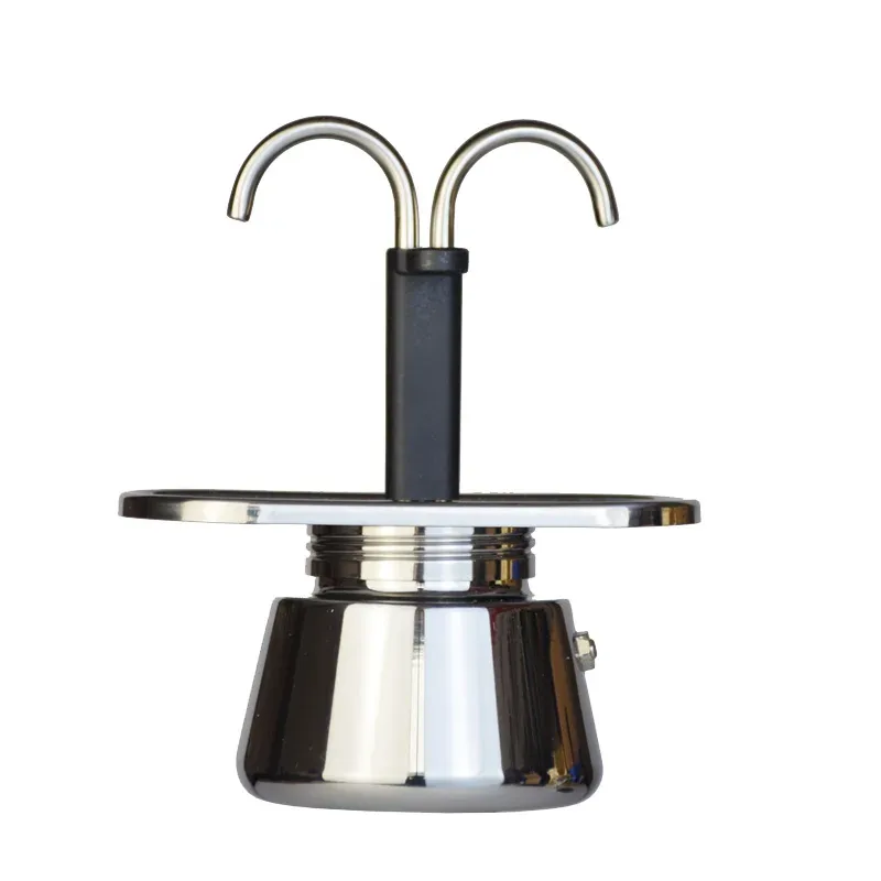 Quality Coffee Equipment - 200 ml Mini Moka Topf Doppel