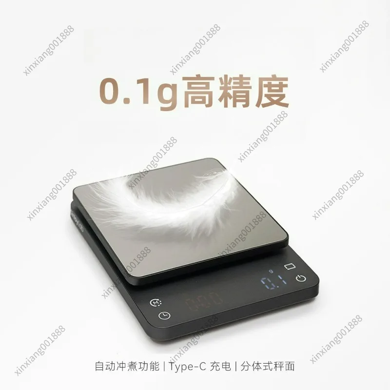 Scale Drip Timer - O2 Digitale Kaffeewaage mit Timer, Typ-C