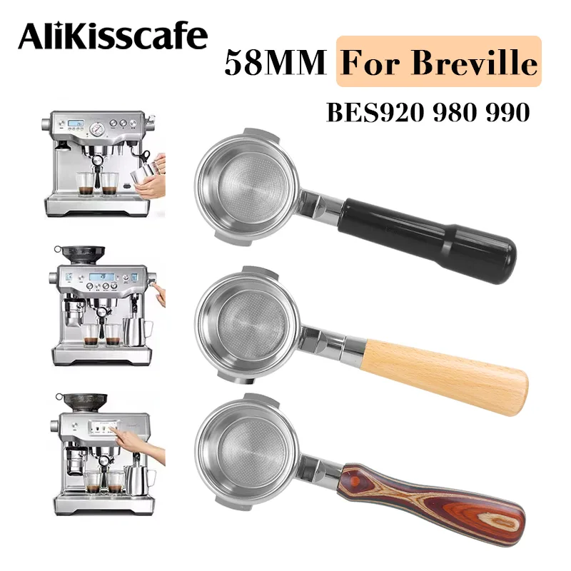 Quality Coffee Equipment - 58mm bodenloser Sieb träger für Brevi
