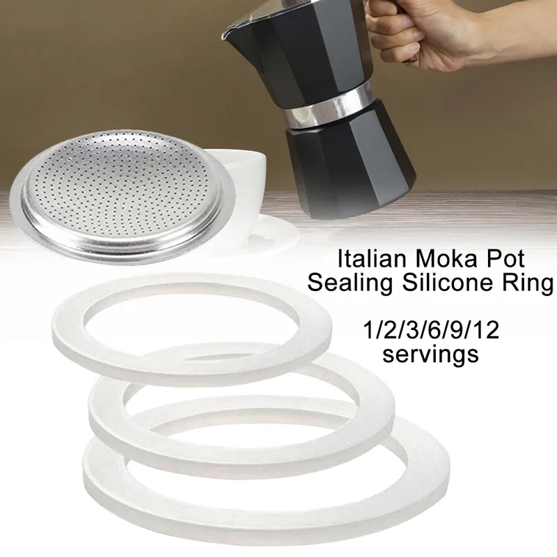 Quality Coffee Equipment - 1 Satz hochtemperaturbeständige Dichtung aus Silikonkautschuk