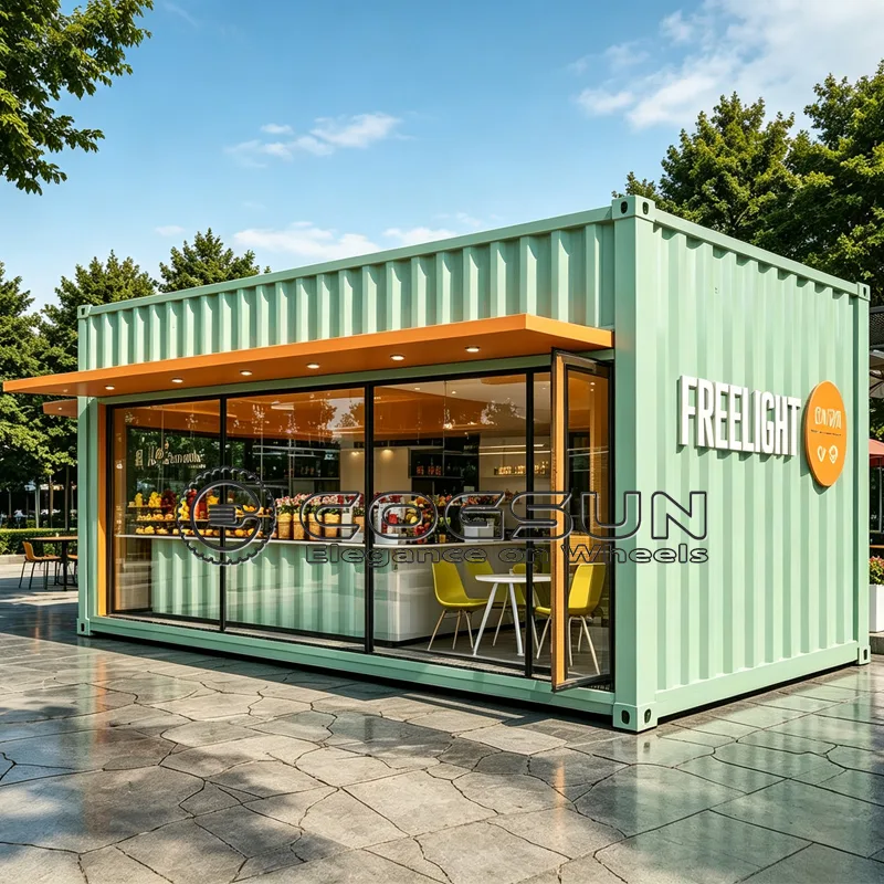Coffee Equipment Stores - COGSUN Moderner Container Kommerzieller Laden Outdoor