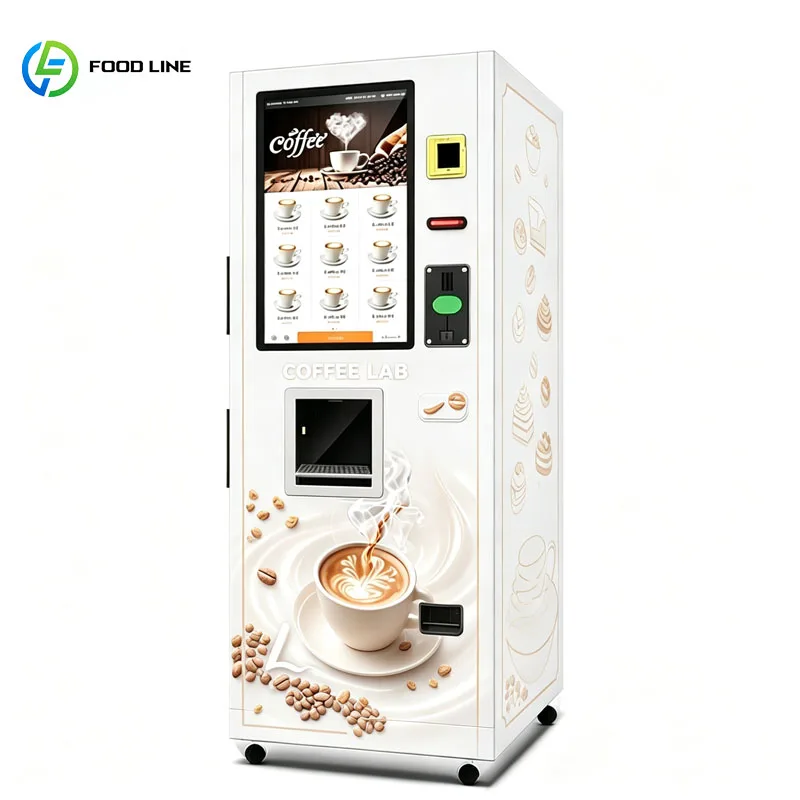 Coffee Equipment For Cafe - Kaffeeautomat mit Frisch Gemahlenen Bohnen, Selbstbedienung,