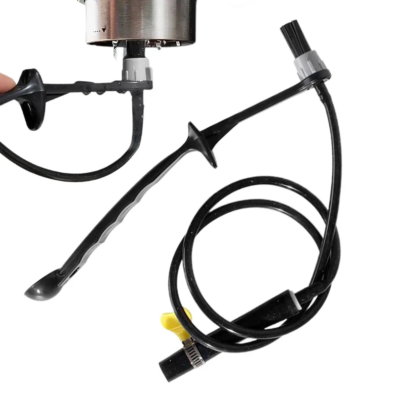 Coffee Equipment For Cafe - Verstellbare Espressomaschinen-Reinigungsbürste mit langem Griff –