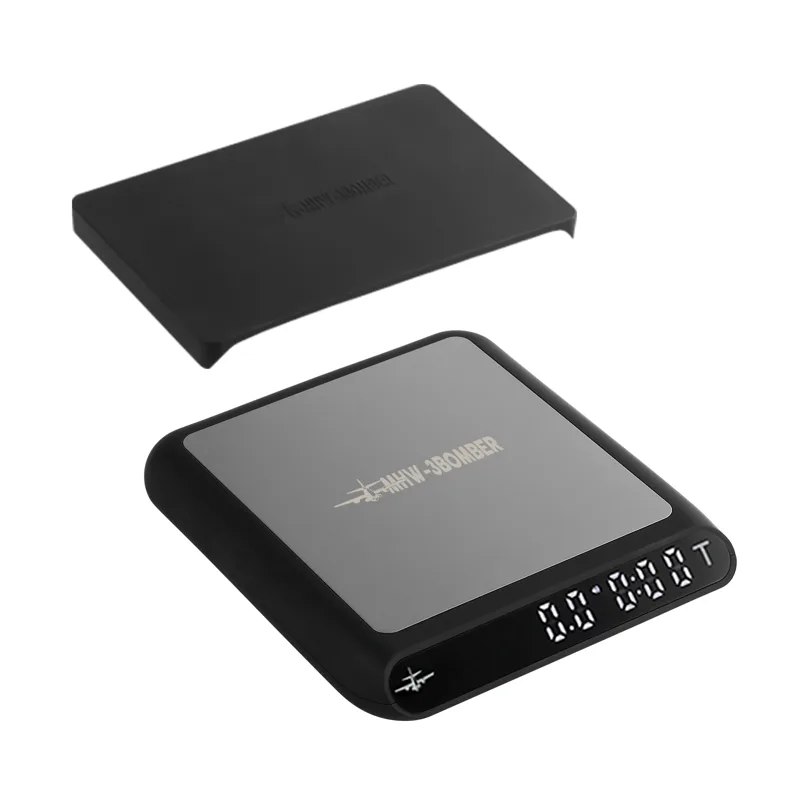Scale Drip Timer - MHW-3BOMBER Elektronische Küchenwaage, professionelle Tropf-Espresso-Smart-Kaffeewaage mit