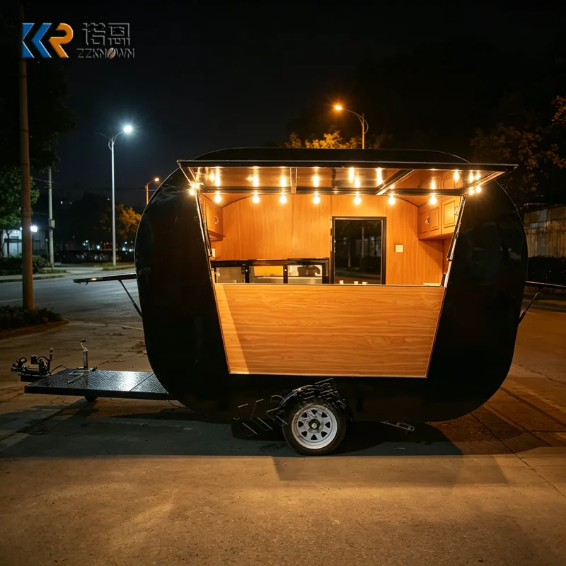 Coffee Van Equipment - Kommerzieller Standard-Food-Trailer: Mobiler Eis- und Kaffee-Van