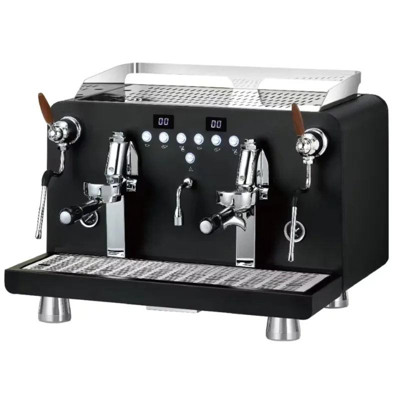 Coffee Equipment For Cafe - Espressomaschine, 2-Gruppen-Automatik-Kaffeemaschine, Italienische Cappuccino-Barista-Ausrüstung für Café-Geschäfte,