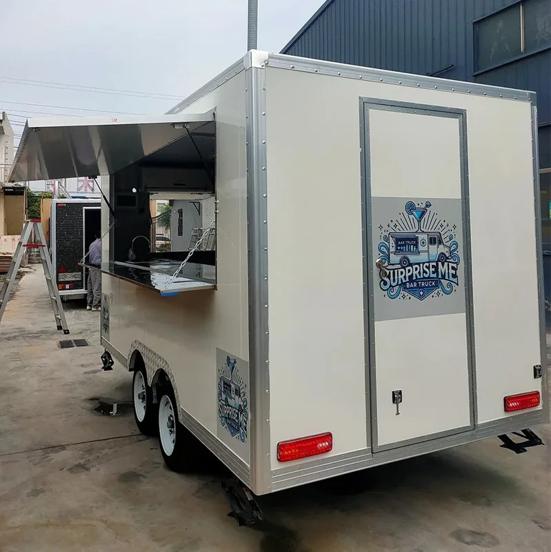 Outdoor Coffee Equipment - Maßgefertigte Outdoor Mobile Küchen-Anhänger Voll Ausgestattet