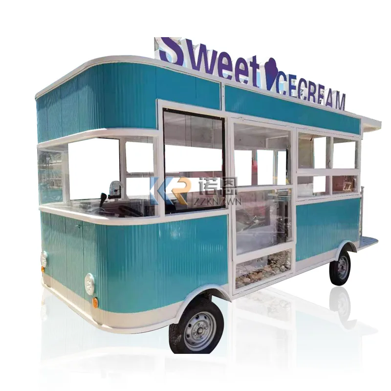 Coffee Van Equipment - Auf Lager 5M mobiler Imbisswagen Kommerzieller