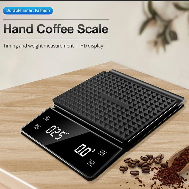 Scale Drip Timer - Küchenwerkzeuge Kaffeewaage mit Timer Digitale Multifunktionswaage