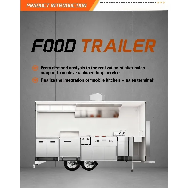 Quadratischer Imbisswagen für  – Coffee Van Equipment Bewertung und Preis