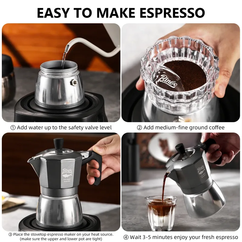 Bincoo 2-Tassen Doppelventil M – Quality Coffee Equipment Bewertung und Preis
