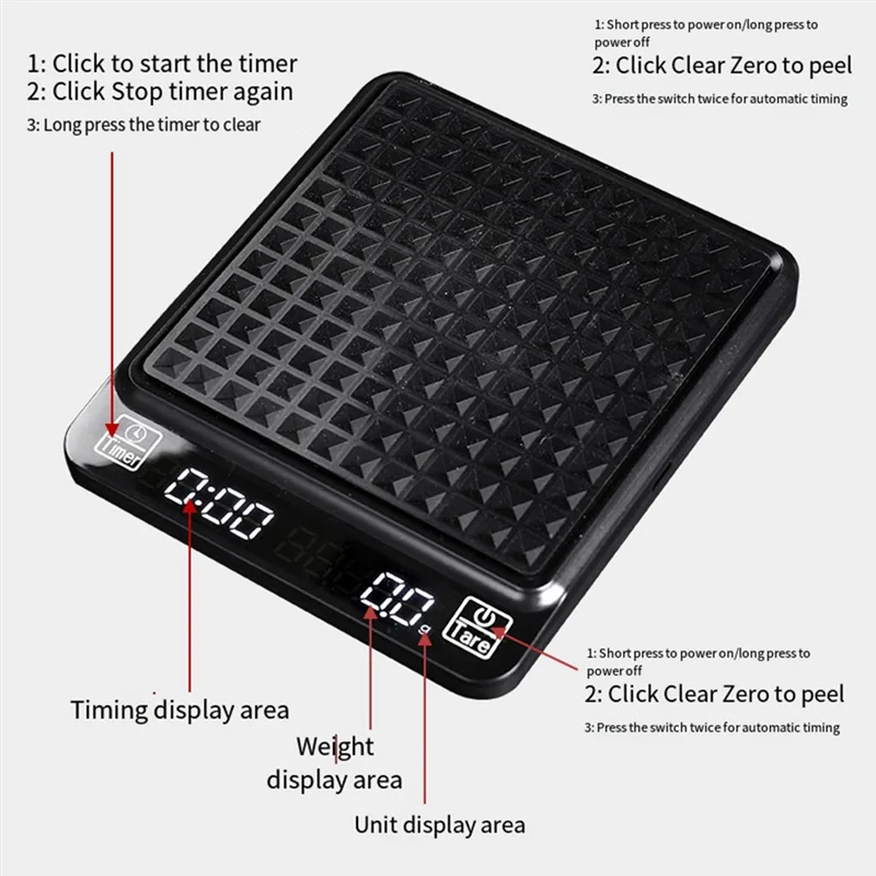 Digitale Kaffeewaage mit Timer – Scale Drip Timer Bewertung und Preis