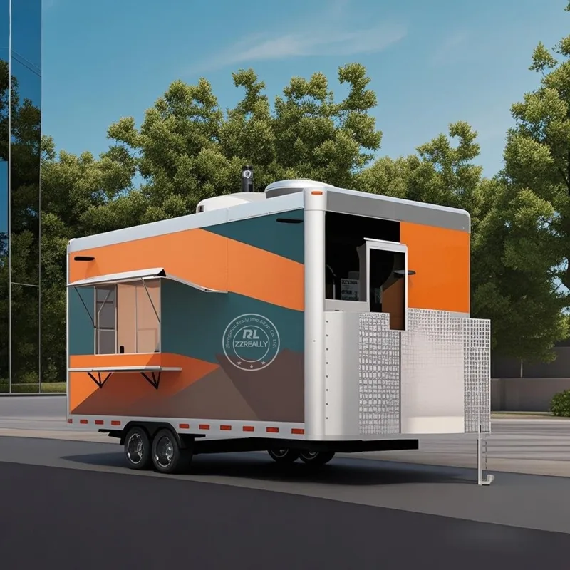 Snack Fast Food Truck Mobile K – Coffee Van Equipment Bewertung und Preis