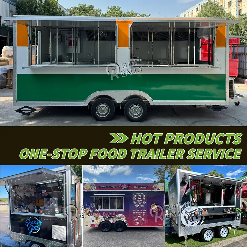 Snack Fast Food Truck Mobile K – Coffee Van Equipment Bewertung und Preis