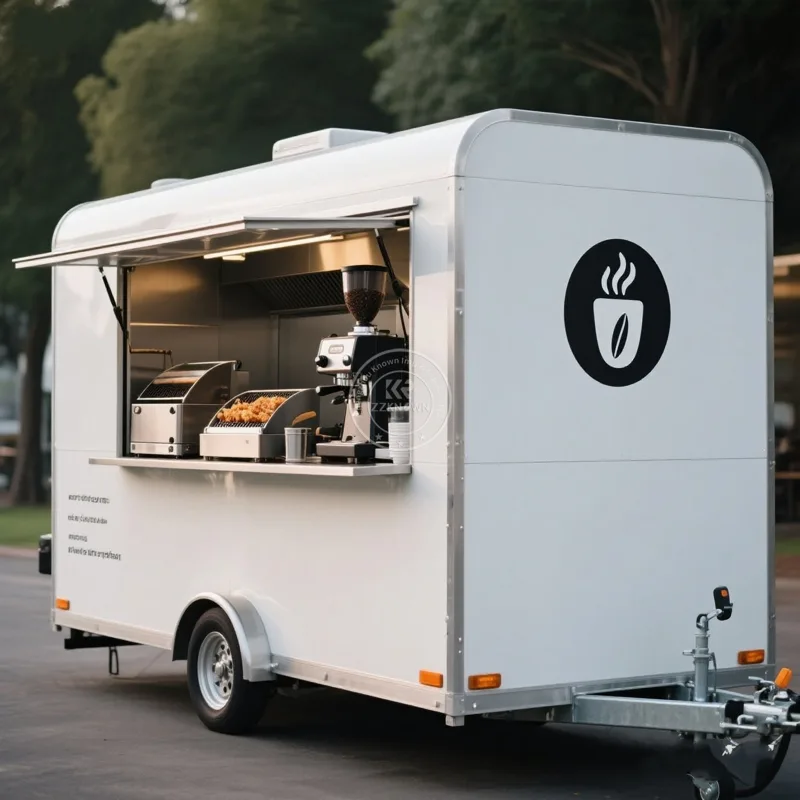 Kundenspezifischer großer Kaff – Coffee Van Equipment Bewertung und Preis