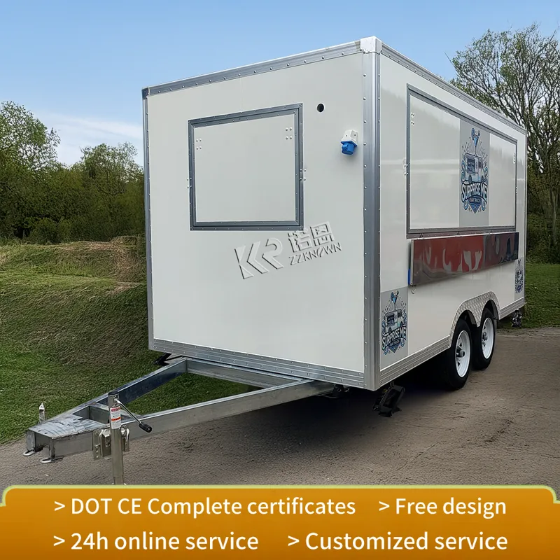 Kundenspezifischer großer Kaff – Coffee Van Equipment Bewertung und Preis