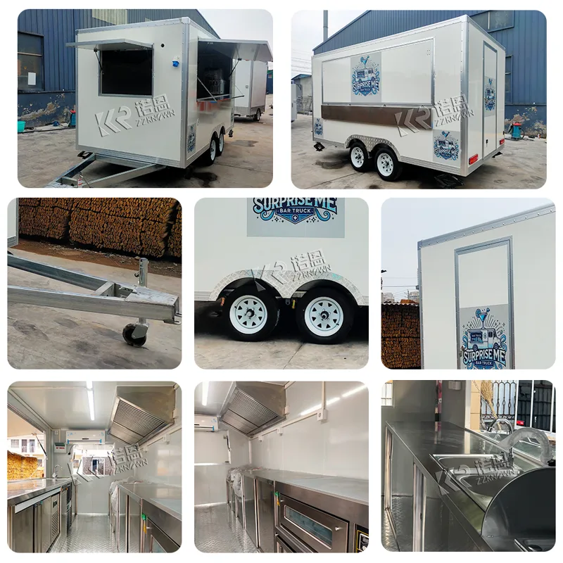 Kundenspezifischer großer Kaff – Coffee Van Equipment Bewertung und Preis