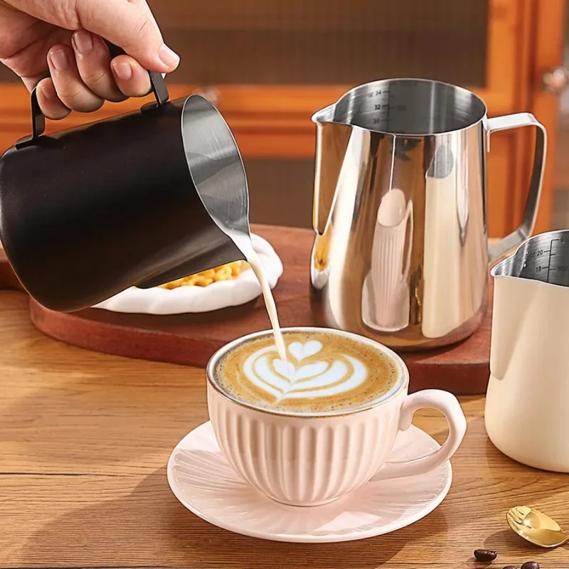 Kaffee Milch Aufschäumen Krug  – Milk Steaming Pitcher Bewertung und Preis