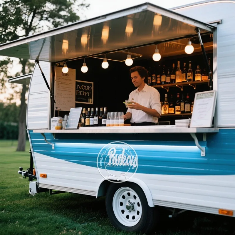 Kommerzieller Standard-Food-Tr – Coffee Van Equipment Bewertung und Preis
