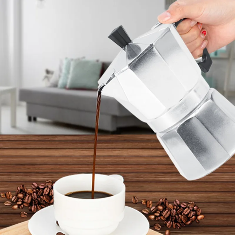 Brühausrüstung Aluminium Moka- – Coffee Equipment For Cafe Bewertung und Preis