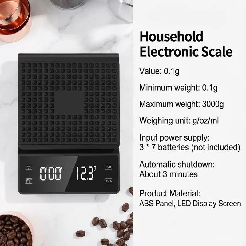 3kg/0,1g Kaffeewaage mit Timer – Scale Drip Timer Bewertung und Preis