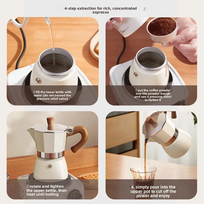 Moka-Kanne mit rundem Boden, E – Quality Coffee Equipment Bewertung und Preis